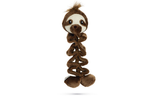 Beeztees Köpek Oyuncağı, Sesli, Elastik, Peluş, Kahverengi, 31x12x8cm - 1