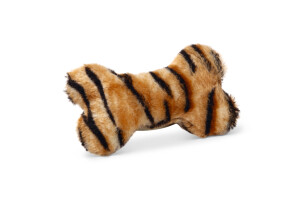 Beeztees Köpek Oyuncağı, Sesli, Kemik, Peluş, Kahverengi, 18x13x3cm - 1