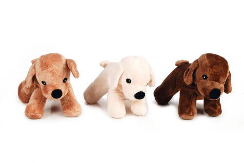 Beeztees Köpek Oyuncağı, Sesli, Köpek, Peluş, Çeşitli Renklerde, 26x18x16,5cm - 1