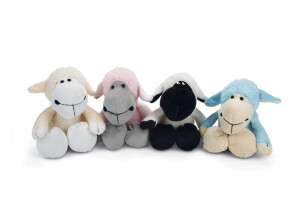 Beeztees Köpek Oyuncağı, Sesli, Koyun, Peluş, Çeşitli Renklerde, 20x15,5x11cm - Beeztees