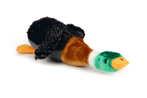 Beeztees Köpek Oyuncağı, Sesli, Ördek, Peluş, Kahverengi/Siyah, 36x25,5x9cm - Beeztees