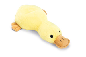 Beeztees Köpek Oyuncağı, Sesli, Ördek, Peluş, Sarı, 32x20x9cm - Beeztees
