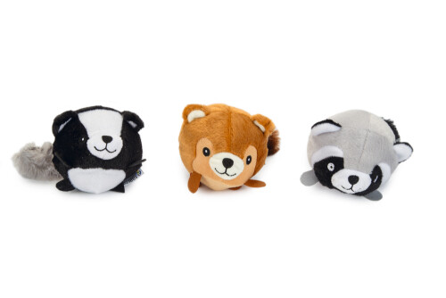 Beeztees Köpek Oyuncağı, Sesli, Peluş, Çeşitli Renklerde, 11cm - 1