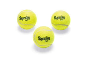 Beeztees Köpek Oyuncağı, Sesli, Tenis Topu, Sarı, 3 Adet, 6,5cm - 4