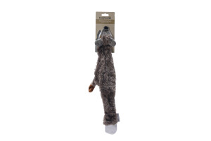Beeztees Köpek Oyuncağı, Sesli, Tilki, Peluş, Gri, 52x15x2,5cm - 2