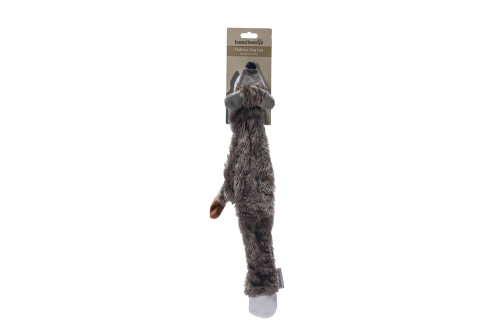 Beeztees Köpek Oyuncağı, Sesli, Tilki, Peluş, Gri, 52x15x2,5cm - 2