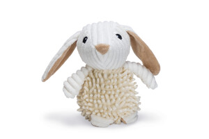 Beeztees Köpek Oyuncağı, Tavşan, Peluş, Beyaz, 24x14x12cm - Beeztees