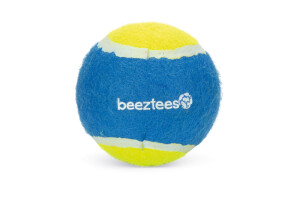 Beeztees Köpek Oyuncağı, Tenis Topu, Mavi/Sarı, 10cm - Beeztees