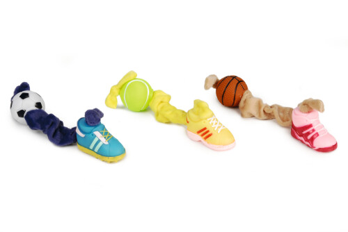 Beeztees Köpek Oyuncağı, Top - Peluş - Ayakkabı, Vinyl, Çeşitli Renklerde, Top 4,5cm - 27cm - 1