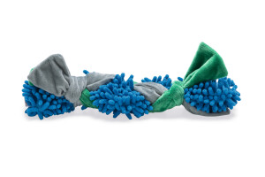 Beeztees Köpek Oyuncağı, Tut Getir, Peluş, Mavi-Yeşil, 37x7x7cm - 2