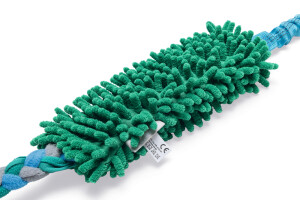 Beeztees Köpek Oyuncağı, Tut Getir Tenis Toplu, Peluş, Mavi-Yeşil, 90x10x6cm - 7