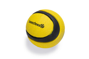 Beeztees Köpek Oyuncağı, Yüzen, Tenis Topu, Kauçuk, Siyah/Sarı, 6,3cm - Beeztees