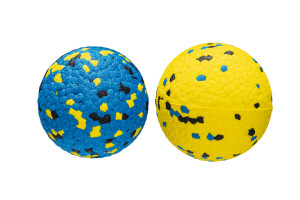 Beeztees Köpek Oyuncağı, Yüzen, Toplar, Sünger, Çeşitli Renklerde, 2 Adet, 7cm - 3