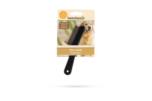 Beeztees Köpek Pire Tarağı, Siyah, 14cm, 14x2,5x0,5cm - 4