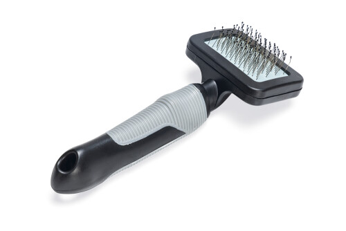 Beeztees Köpek Tarağı, Kolay Tarama, SM, Siyah Gri, 17,5cm, 17,5x7x3cm - 1