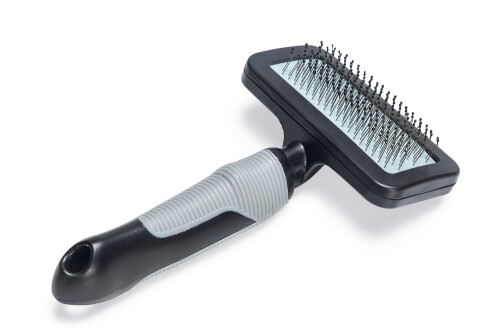 Beeztees Köpek Tarağı, Kolay Tarama, SM, Siyah Gri, 18cm, 18x10x2cm - 1