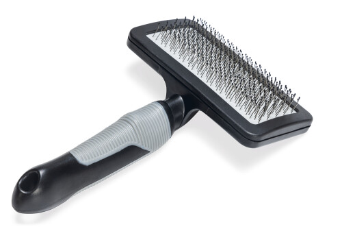 Beeztees Köpek Tarağı, Kolay Tarama, SM, Siyah Gri, 19cm, 19x12x4cm - 1