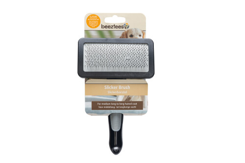 Beeztees Köpek Tarağı, Kolay Tarama, SM, Siyah Gri, 19cm, 19x12x4cm - 8