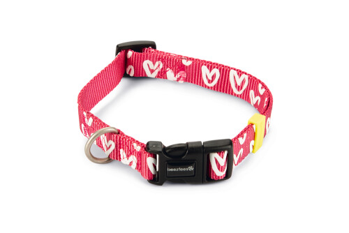 Beeztees Köpek Tasması, Pembe, 35-50cm, 20mm - 1