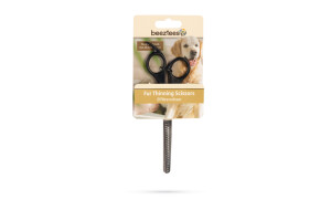 Beeztees Köpek Tüy İnceltme Makası, Siyah, 17cm, 17x6x1cm - 2