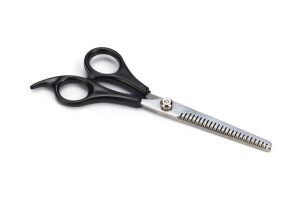 Beeztees Köpek Tüy İnceltme Makası, Siyah, 17cm, 17x6x1cm - Beeztees