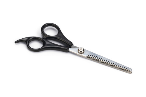 Beeztees Köpek Tüy İnceltme Makası, Siyah, 17cm, 17x6x1cm - 1