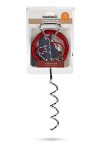 Beeztees Köpek ve Kedi Bahçe Bağlama Kancası ve 6m Halatı, 27Kg'ye Kadar, 41x0,8cm - 2