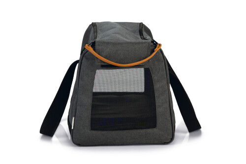 Beeztees Köpek veya Kedi Taşıma Çantası, 5Kg'ye kadar, Antrasit, 40x20x29cm - 6