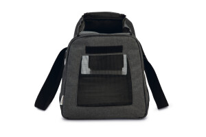 Beeztees Köpek veya Kedi Taşıma Çantası, 5Kg'ye kadar, Antrasit, 40x20x29cm - 4