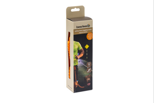 Beeztees Köpek Yürüyüş ve Koşu Şok Emicili Gezdirme Kayışı ve Bel Kemeri, Gri, 180-200cm, 25mm - 2