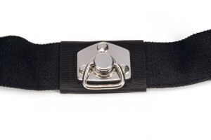 Beeztees Köpek Yürüyüş ve Koşu Şok Emicili Gezdirme Kayışı ve Bel Kemeri, Siyah, 100-130cm, 25mm - 6