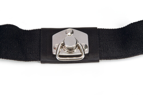 Beeztees Köpek Yürüyüş ve Koşu Şok Emicili Gezdirme Kayışı ve Bel Kemeri, Siyah, 100-130cm, 25mm - 6