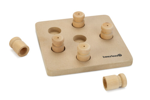 Beeztees Köpek Zeka Geliştirme Oyuncağı, Ahşap, 18x18x3cm - 1