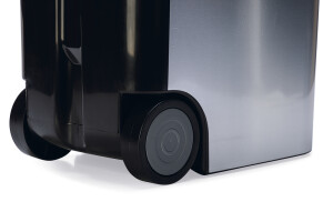 Beeztees Mama Saklama Kabı, Plastik, Tekerlekli, Özel Kapaklı, Dışı Metal Görünümlü 54L - 8