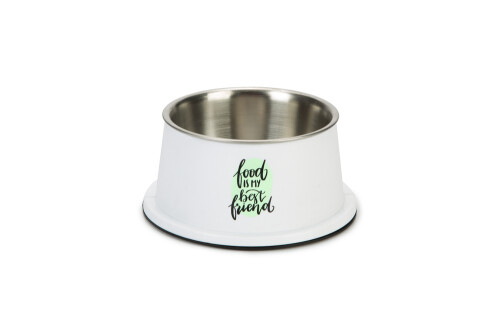 Beeztees Uzun Kulaklı Köpek Mama Su Kabı, Paslanmaz Çelik, Kaymaz, 16cm, 500ml - 1