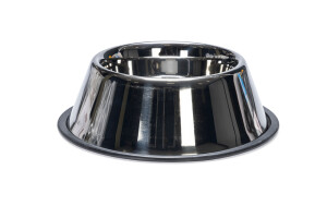 Beeztees Uzun Kulaklı Köpek Mama Su Kabı, Paslanmaz Çelik, Kaymaz, 17,5cm, 900ml - Beeztees