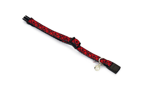 Beeztees Yavru Kedi Boyun Tasması, Zilli, Kırmızı, 16-23cm - 3