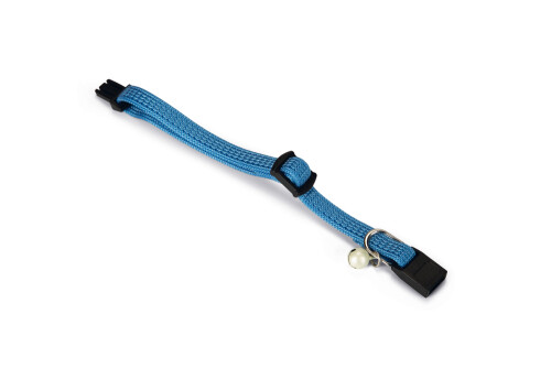 Beeztees Yavru Kedi Boyun Tasması, Zilli, Mavi, 15-22cm - 3