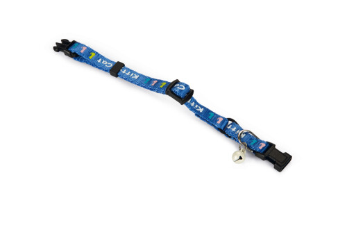 Beeztees Yavru Kedi Boyun Tasması, Zilli, Mavi, 17,5-23cm - 3