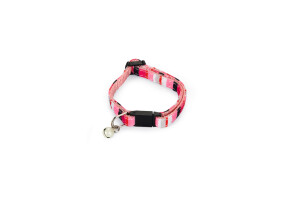 Beeztees Yavru Kedi Boyun Tasması, Zilli, Pembe, 16-32cm - 1