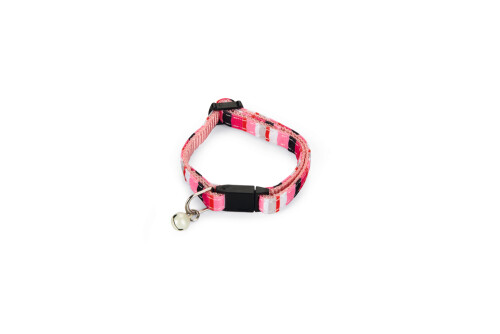 Beeztees Yavru Kedi Boyun Tasması, Zilli, Pembe, 16-32cm - 1