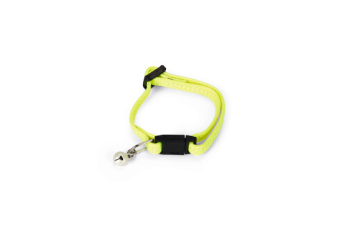 Beeztees Yavru Kedi Boyun Tasması, Zilli, Sarı, 15-23cm - 1