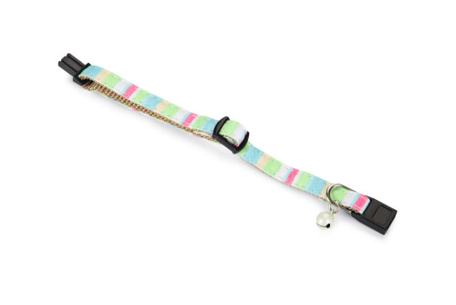 Beeztees Yavru Kedi Boyun Tasması, Zilli, Yeşil, 16-32cm - 3