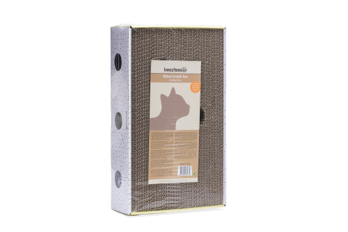 Beeztees Yavru Kedi Karton Tırmalama ve Oyuncağı, 25x42x10cm - 7