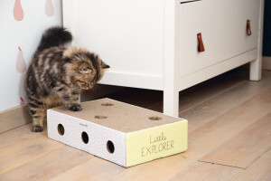 Beeztees Yavru Kedi Karton Tırmalama ve Oyuncağı, 25x42x10cm - 6