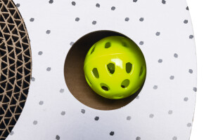 Beeztees Yavru Kedi Karton Tırmalama ve Oyuncağı, 35x35x7cm - 2