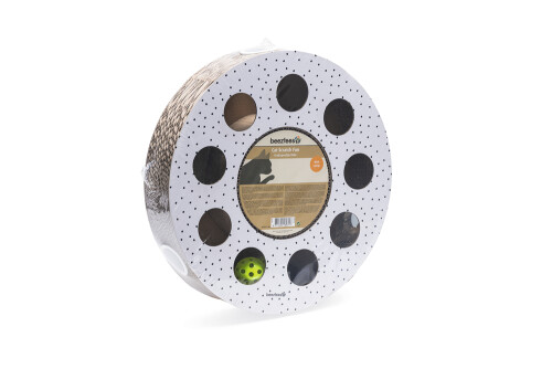 Beeztees Yavru Kedi Karton Tırmalama ve Oyuncağı, 35x35x7cm - 7