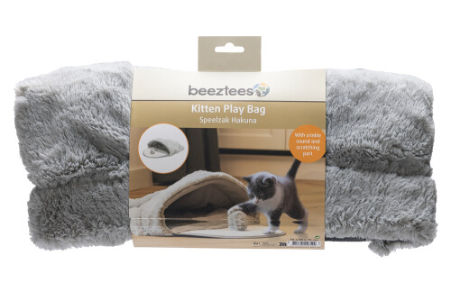 Beeztees Yavru Kedi Oyun Yatağı, Oyuncaklı, 50x40x15cm - 8