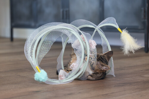 Beeztees Yavru Kedi Tüneli, Spiral Şeklinde, 60x25x25cm - 3