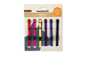 Beeztees Yavru Köpek Boyun Tasması, Çeşitli Renklerde, 22-35cm, 10mm - 10